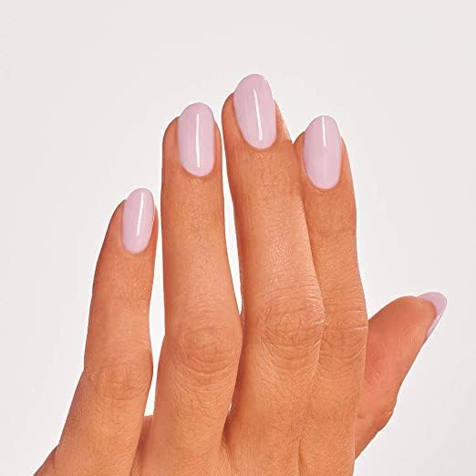 OPI Hollywood & Vibe painted nails close-up showing opaque color and high-shine benefit