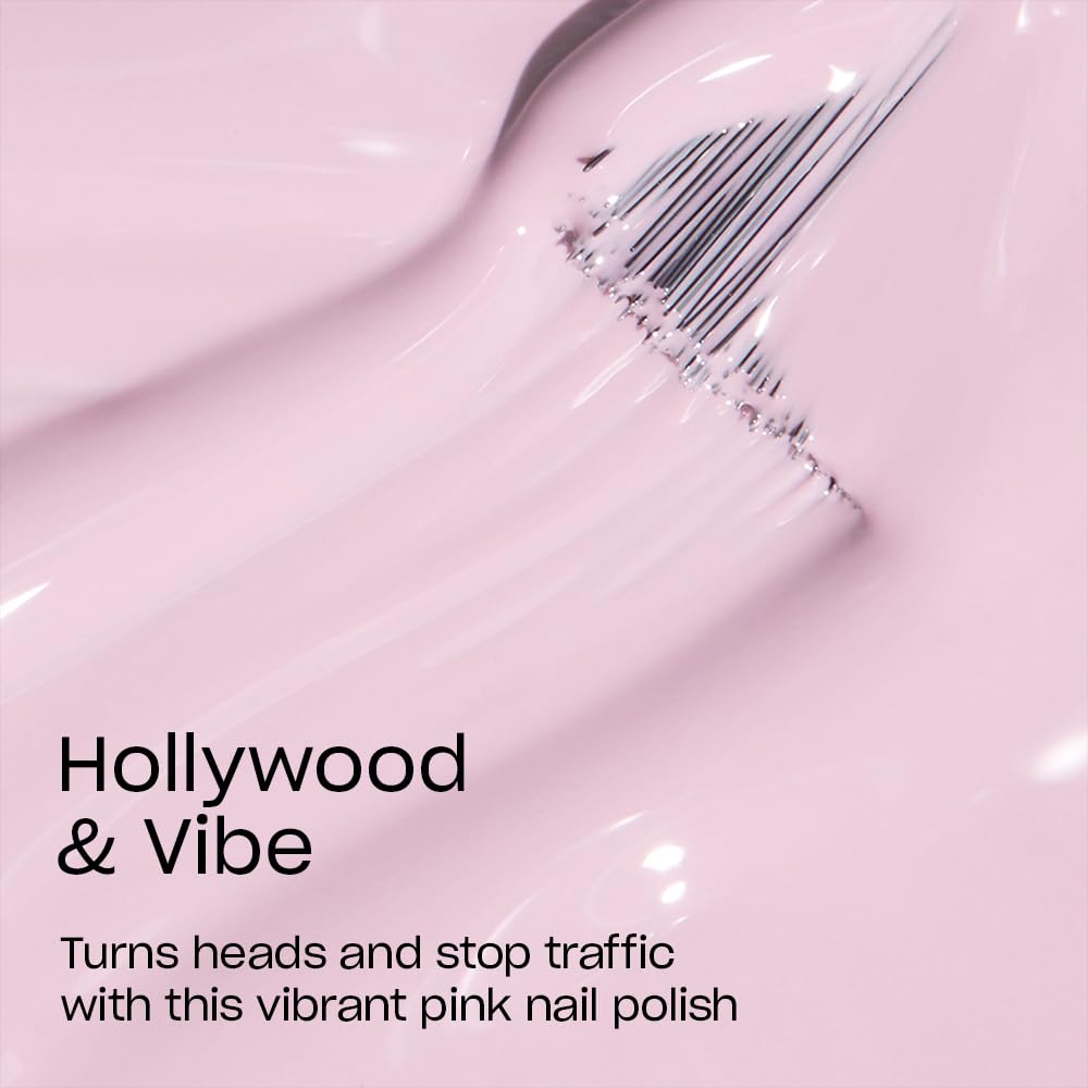 OPI Hollywood & Vibe bottle detail highlighting glossy crème finish and label clarity
