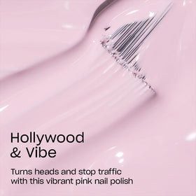 OPI Hollywood & Vibe bottle detail highlighting glossy crème finish and label clarity