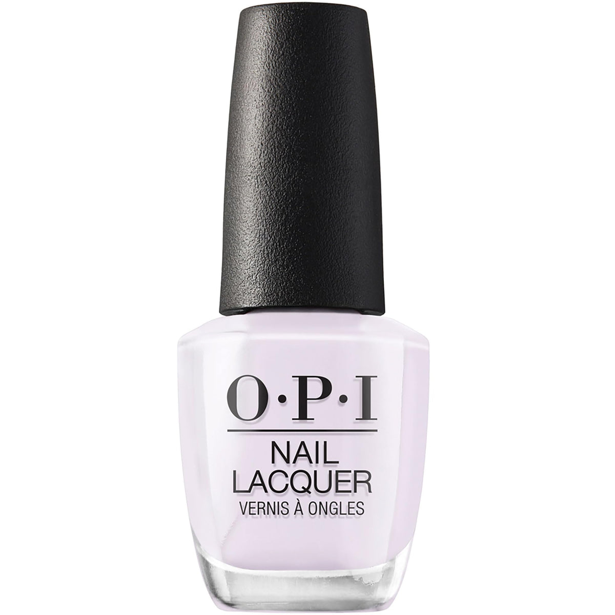 OPI bottle front packaging showing soft white crème shade and brand clarity