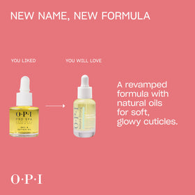 OPI ingredients label detail highlighting natural oils and vitamin E benefits