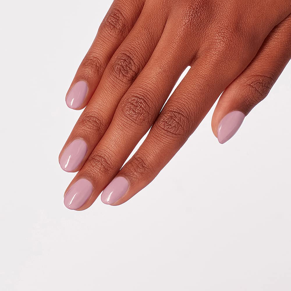 OPI Ink on Canvas application on hand showing even, chip-resistant finish after drying