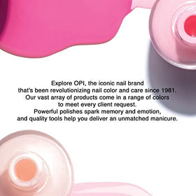 OPI label and cap detail highlighting shade name and product quality
