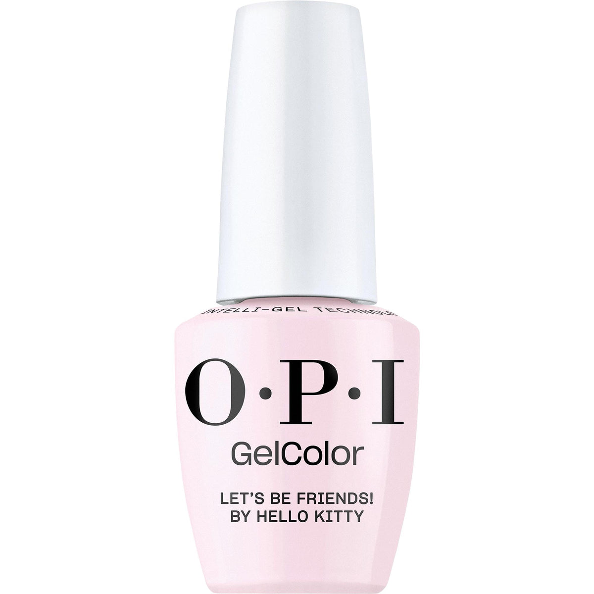 OPI bottle front view showing soft cool pink shade and glossy benefit