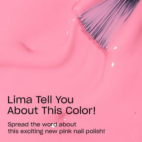 OPI pro-wide brush spreading Lima Tell You About This Color! for even coverage