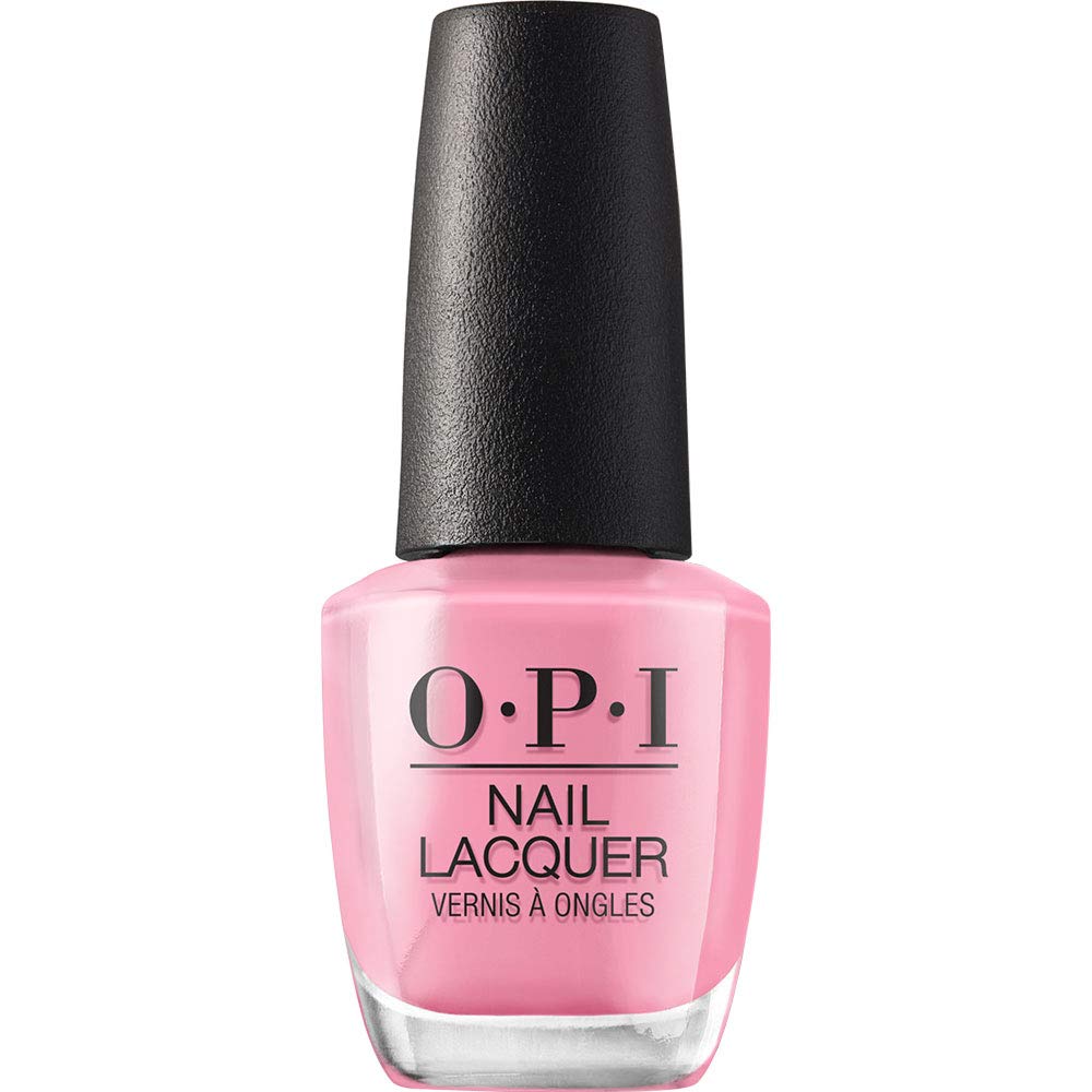 OPI bottle front view showing Lima Tell You About This Color! and smooth pink finish