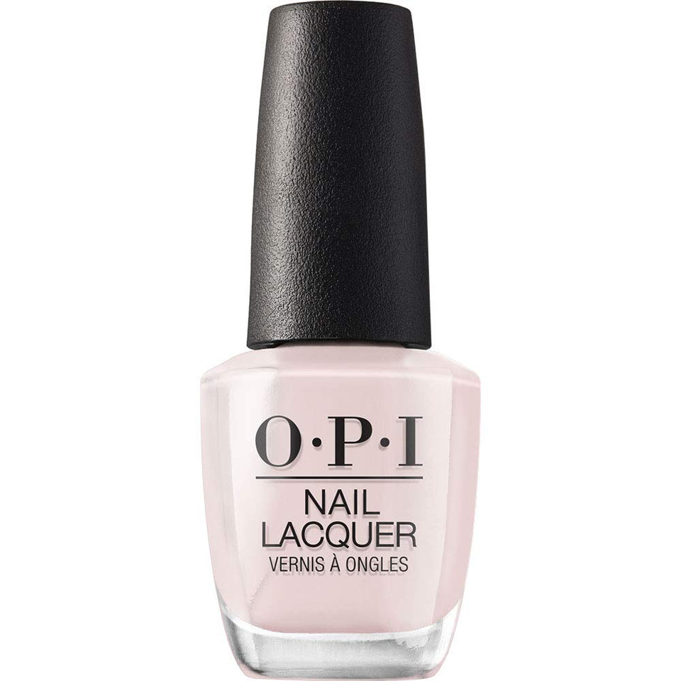 OPI Lisbon Wants Moor front bottle showing rosy pink creme finish and salon shine