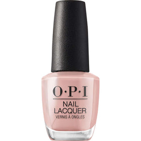 OPI Machu Peach-u front bottle showing peach beige color and glossy finish