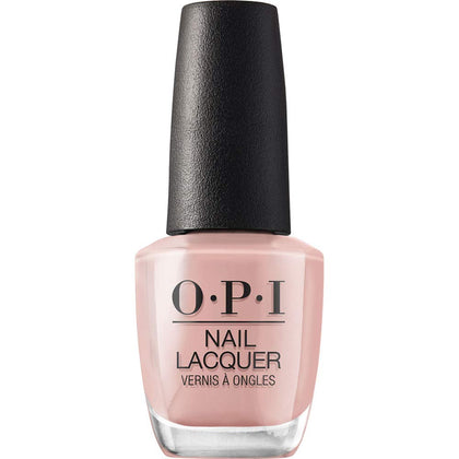 OPI Machu Peach-u front bottle showing peach beige color and glossy finish