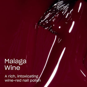 OPI Malaga Wine brush stroke demonstrating smooth, streak-free application