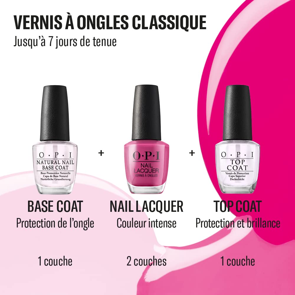 OPI Miami Beet on manicured nails in lifestyle setting for polished look