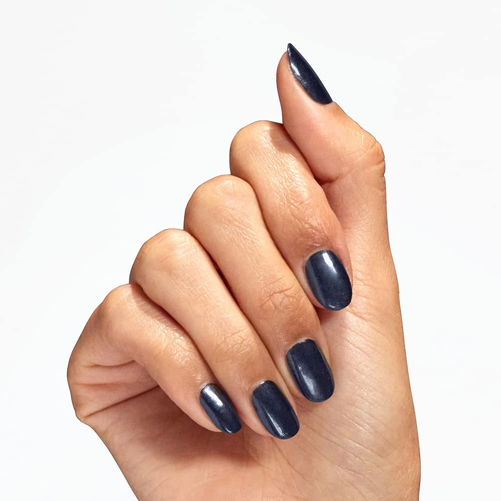 OPI bottle close-up label highlighting brand and chip-resistant formula benefits