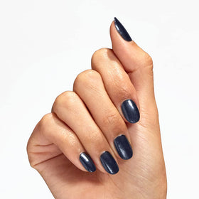 OPI bottle close-up label highlighting brand and chip-resistant formula benefits