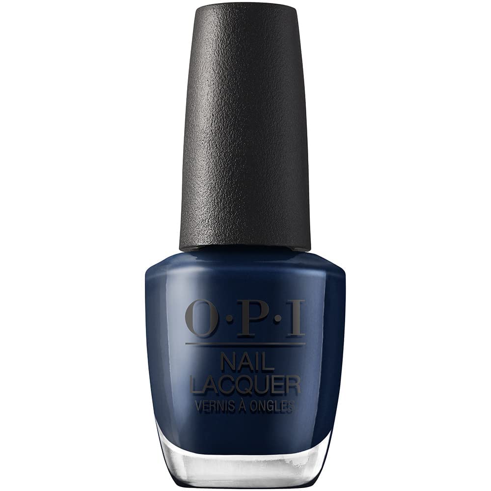 OPI bottle front view showing midnight mantra deep navy and salon-grade finish