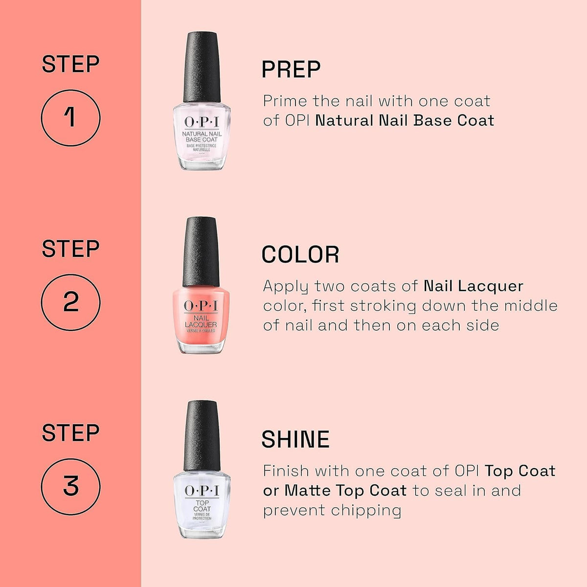 Styled hands wearing midnight mantra nails to convey polished, day-to-night look