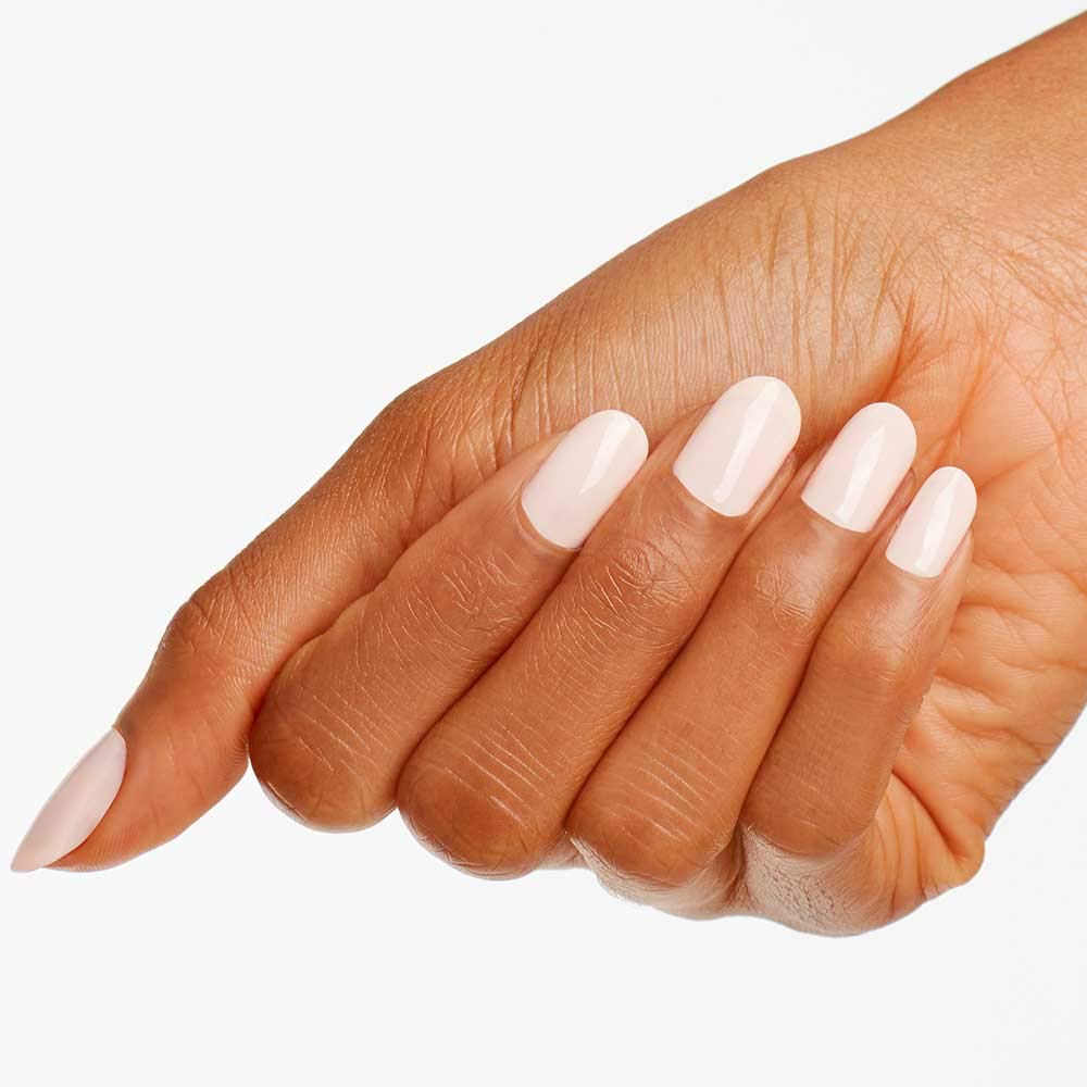 Close-up of OPI lacquer texture highlighting high-shine, salon-quality finish