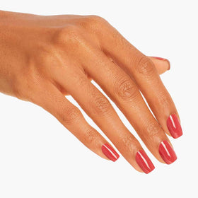 Hand swatch of OPI My Solar Clock is Ticking demonstrating even finish and wear
