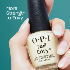 OPI bottle on bathroom shelf lifestyle setting for everyday routine
