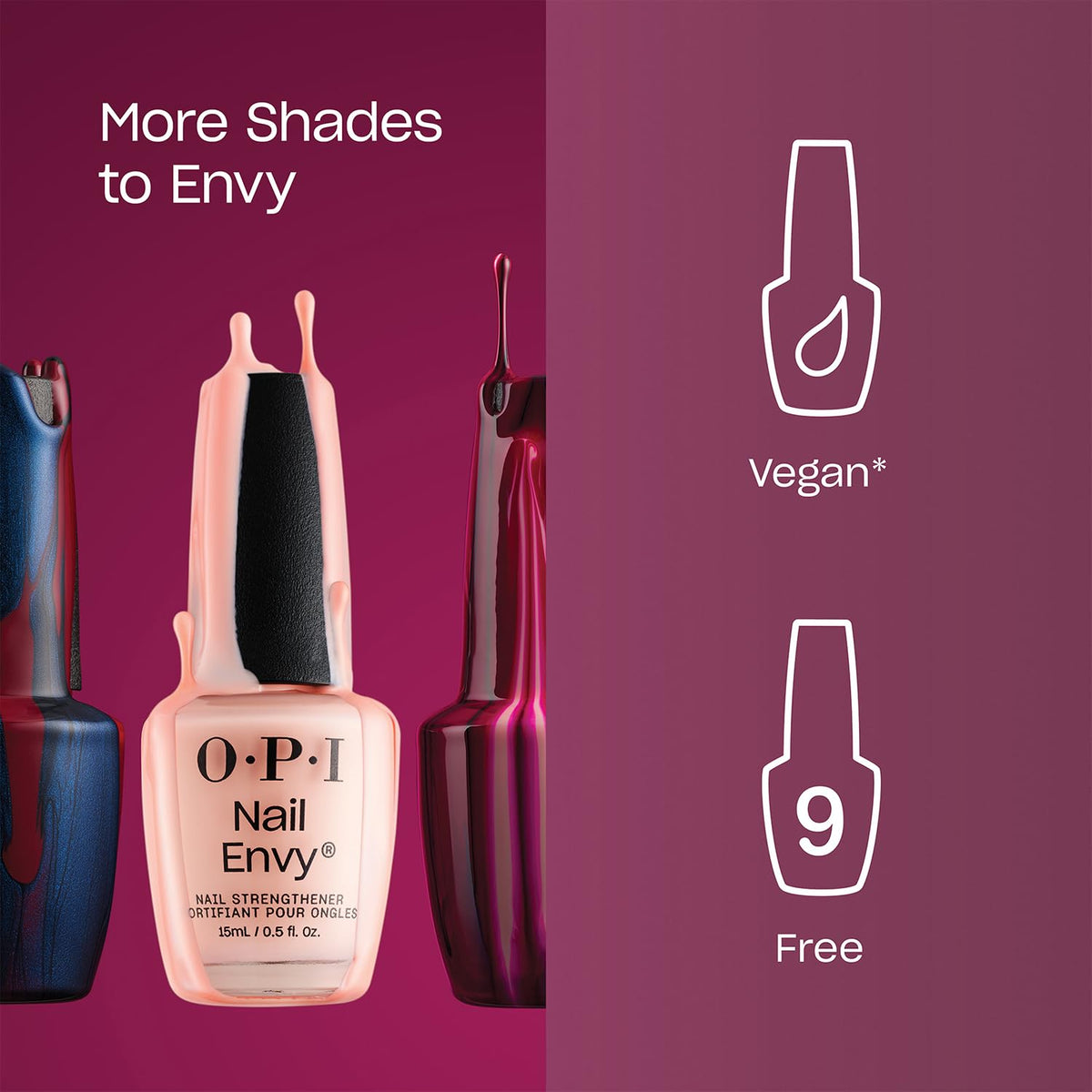 OPI color swatch on hand showing sheer nude pink finish and natural look