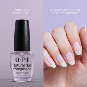 OPI bottle next to ruler showing product size and travel-friendly convenience