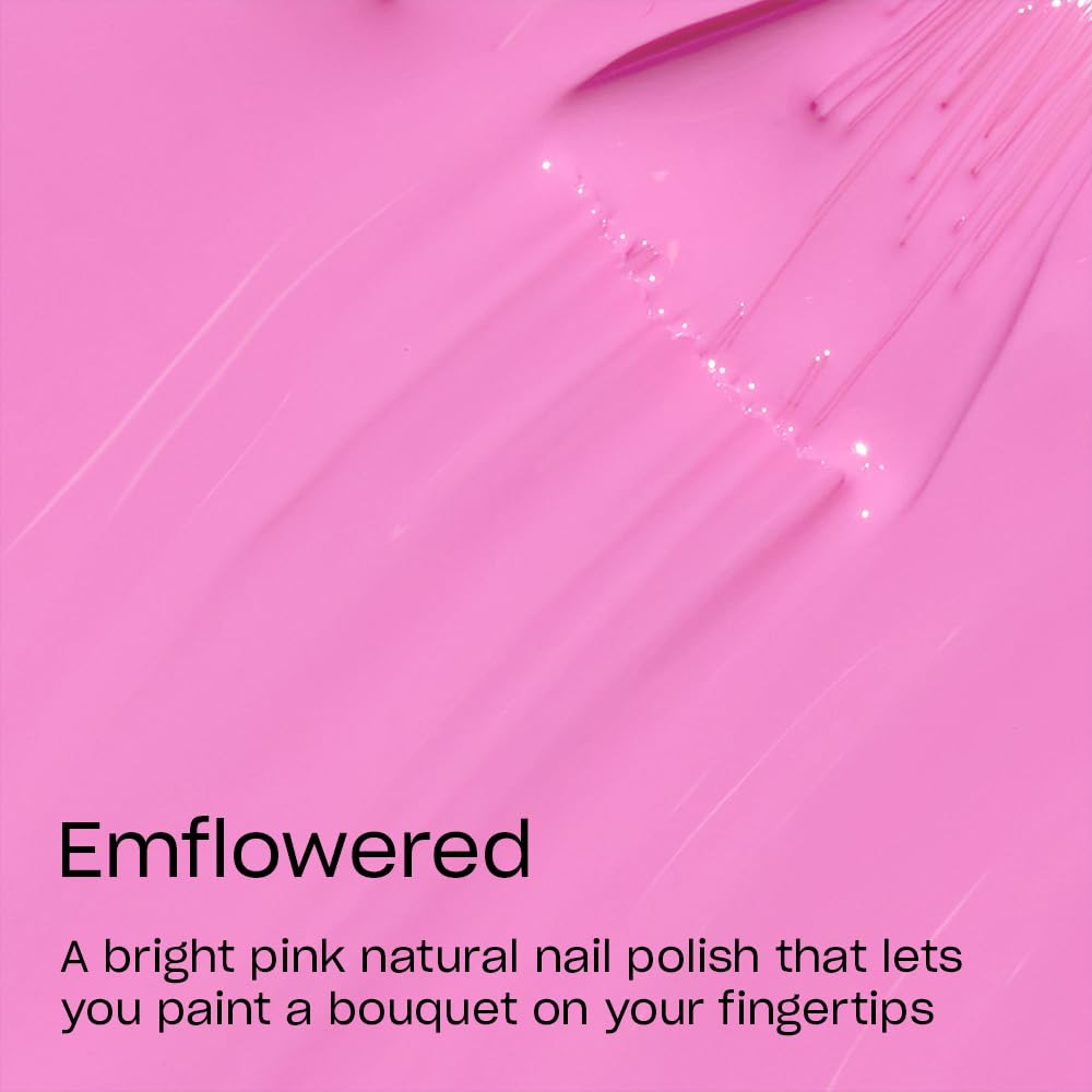 OPI brush stroke of Emflowered displaying smooth crème coverage and vibrant payoff