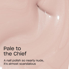 OPI brushed stroke of Pale to the Chief demonstrating smooth application benefit