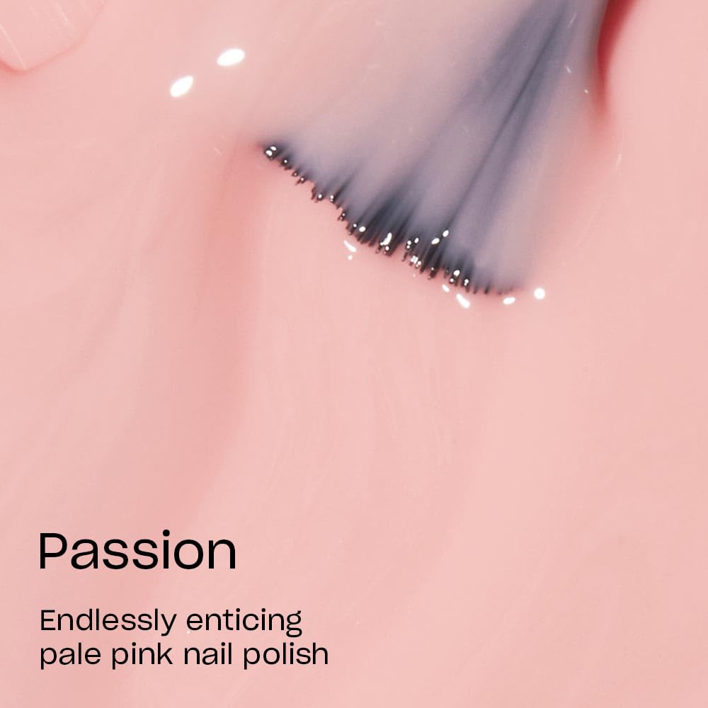 OPI brush stroke of Passion demonstrating smooth application and streak-free benefit