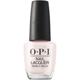 OPI bottle front view showing soft pink crème and brand clarity