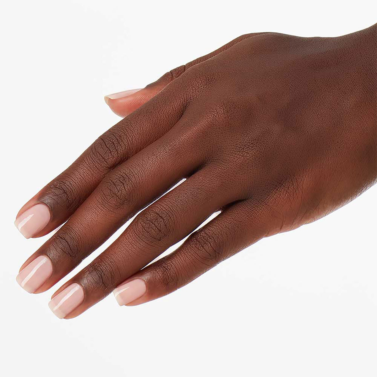 OPI close-up of Put It In Neutral texture highlighting glossy crème finish and fast-dry feel