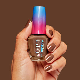 OPI texture detail highlighting the subtle pink shimmer and glossy shine