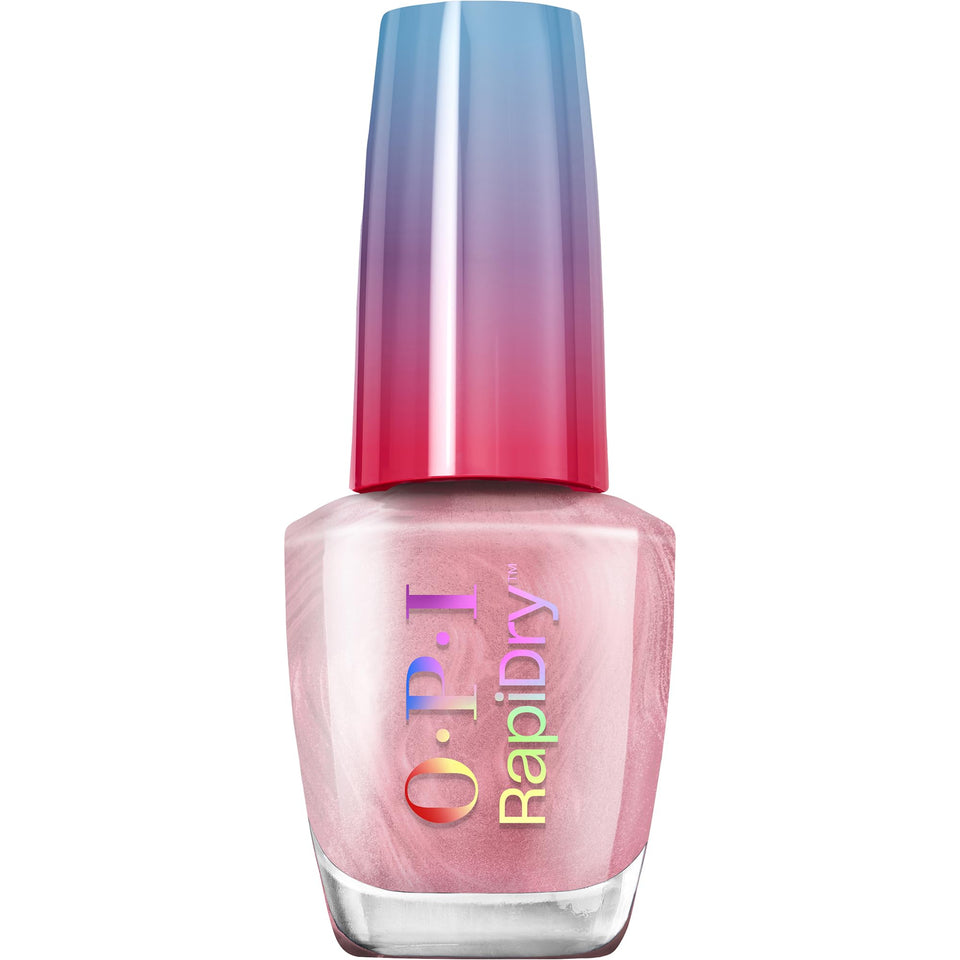 OPI front bottle view showing soft pink pearl shade and glossy finish