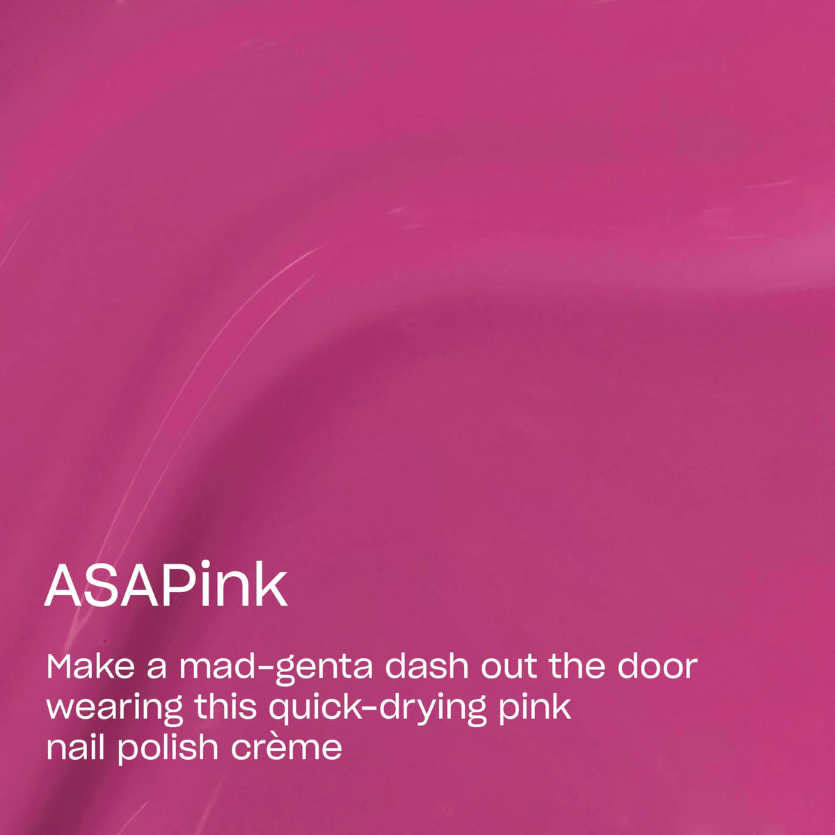 OPI RapiDry ASAPink swatches on skin showing true opaque color payoff benefit