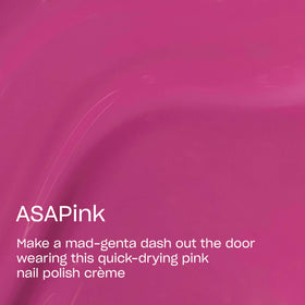 OPI RapiDry ASAPink swatches on skin showing true opaque color payoff benefit