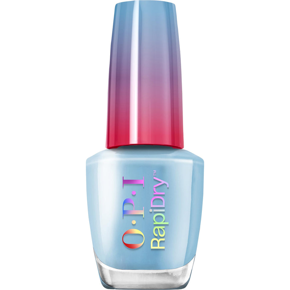 OPI RapiDry front bottle view showing shade and glossy finish benefit