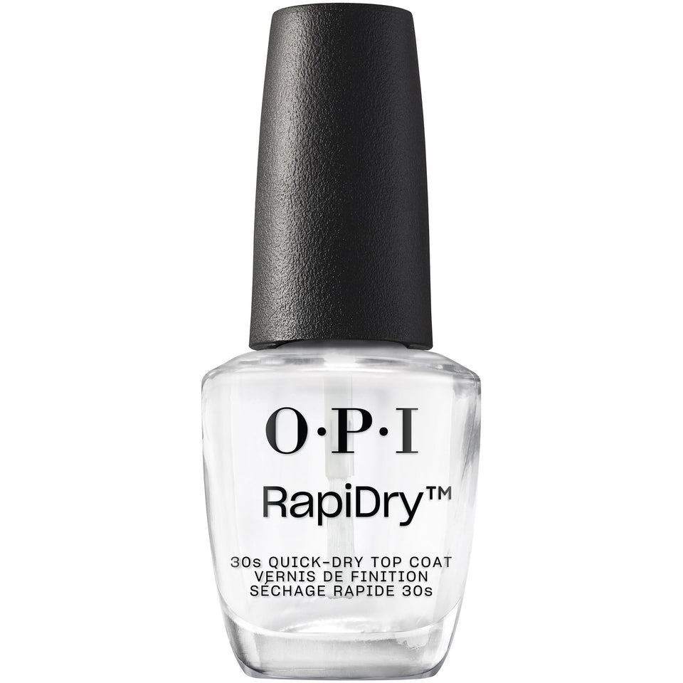 OPI RapiDry front packaging showing bottle and label with quick-dry benefit