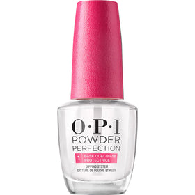 OPI resin base coat front packaging showing clear bottle and label benefit of fast adhesion