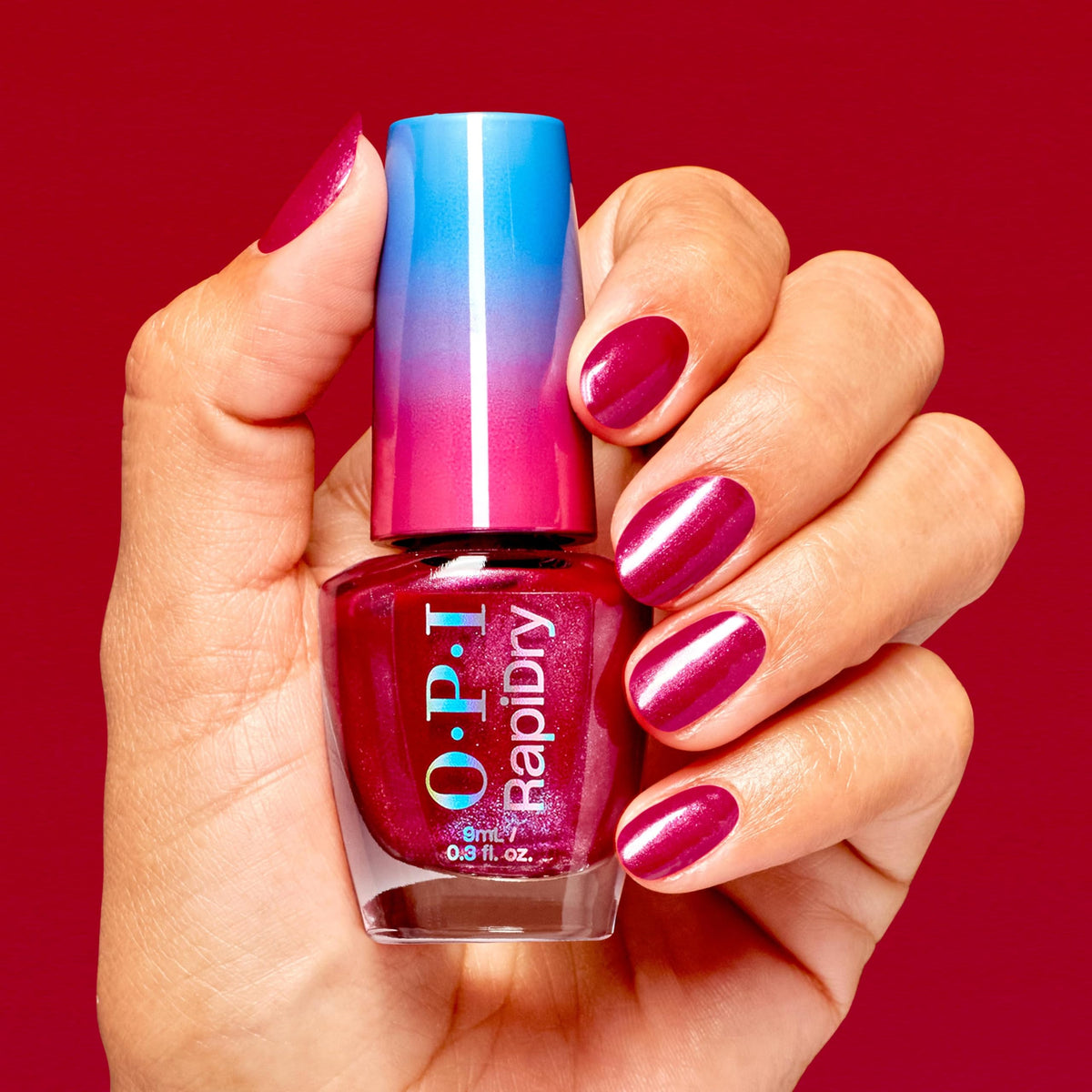 OPI macro texture shot highlighting shimmery pigment and smooth consistency