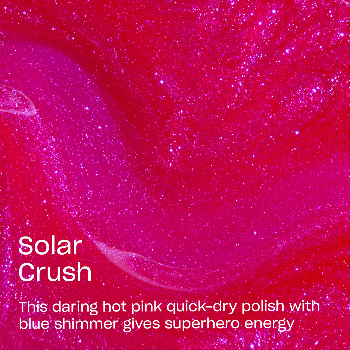 OPI Solar Crush brush stroke detail illustrating smooth application benefit