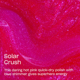 OPI Solar Crush brush stroke detail illustrating smooth application benefit