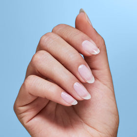 OPI Start to Finish glossy texture close-up highlighting high-shine finish benefit