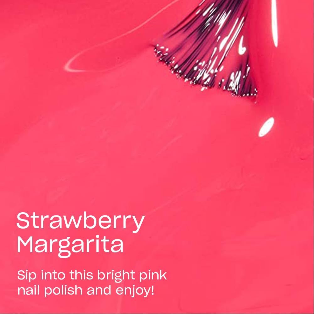 OPI brush stroke close-up revealing smooth, streak-free coverage and fast drying