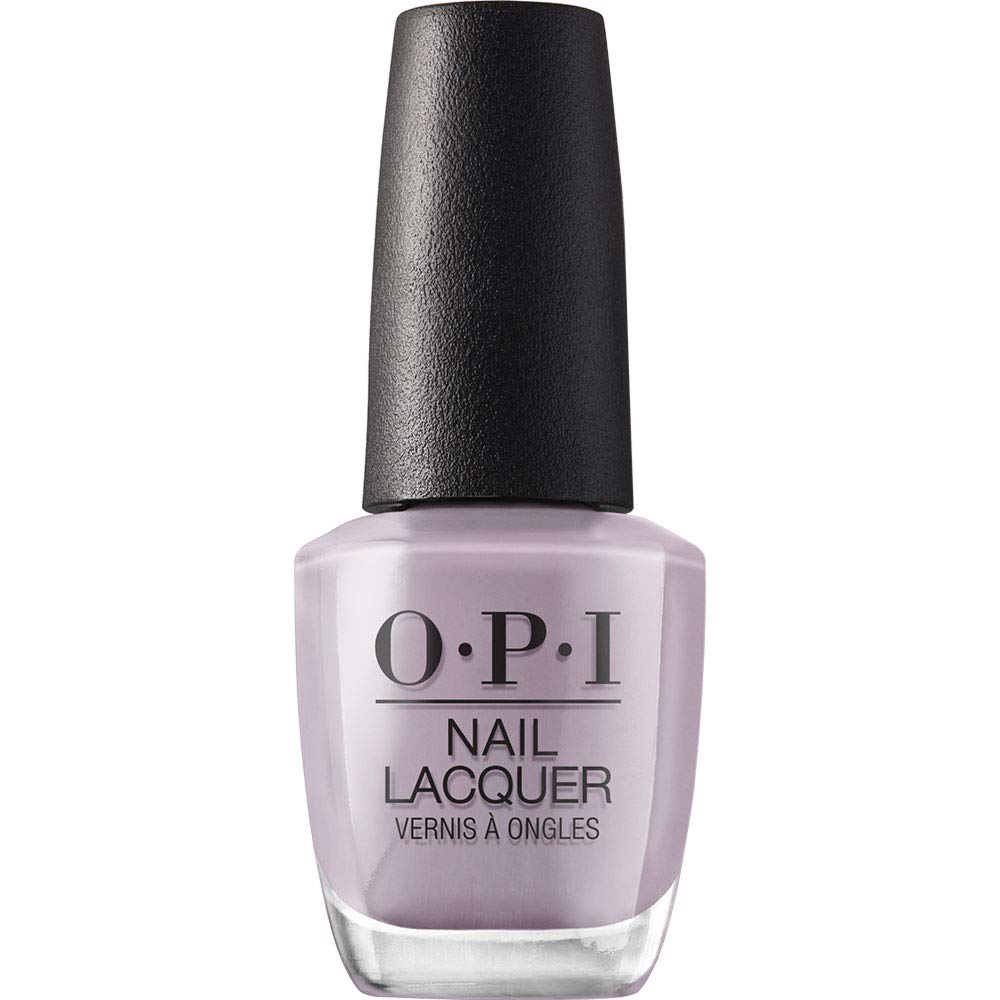 OPI bottle front packaging showing Taupe-less Beach and glossy finish benefit