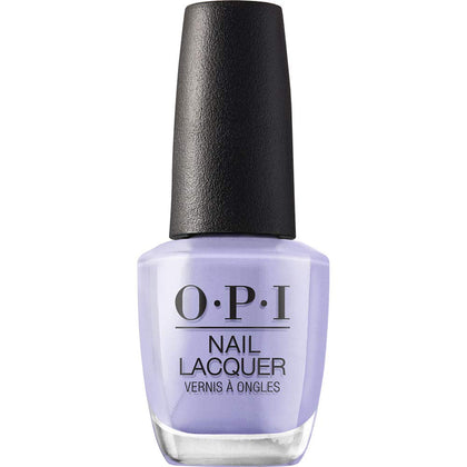OPI bottle front view showing periwinkle lacquer and glossy finish