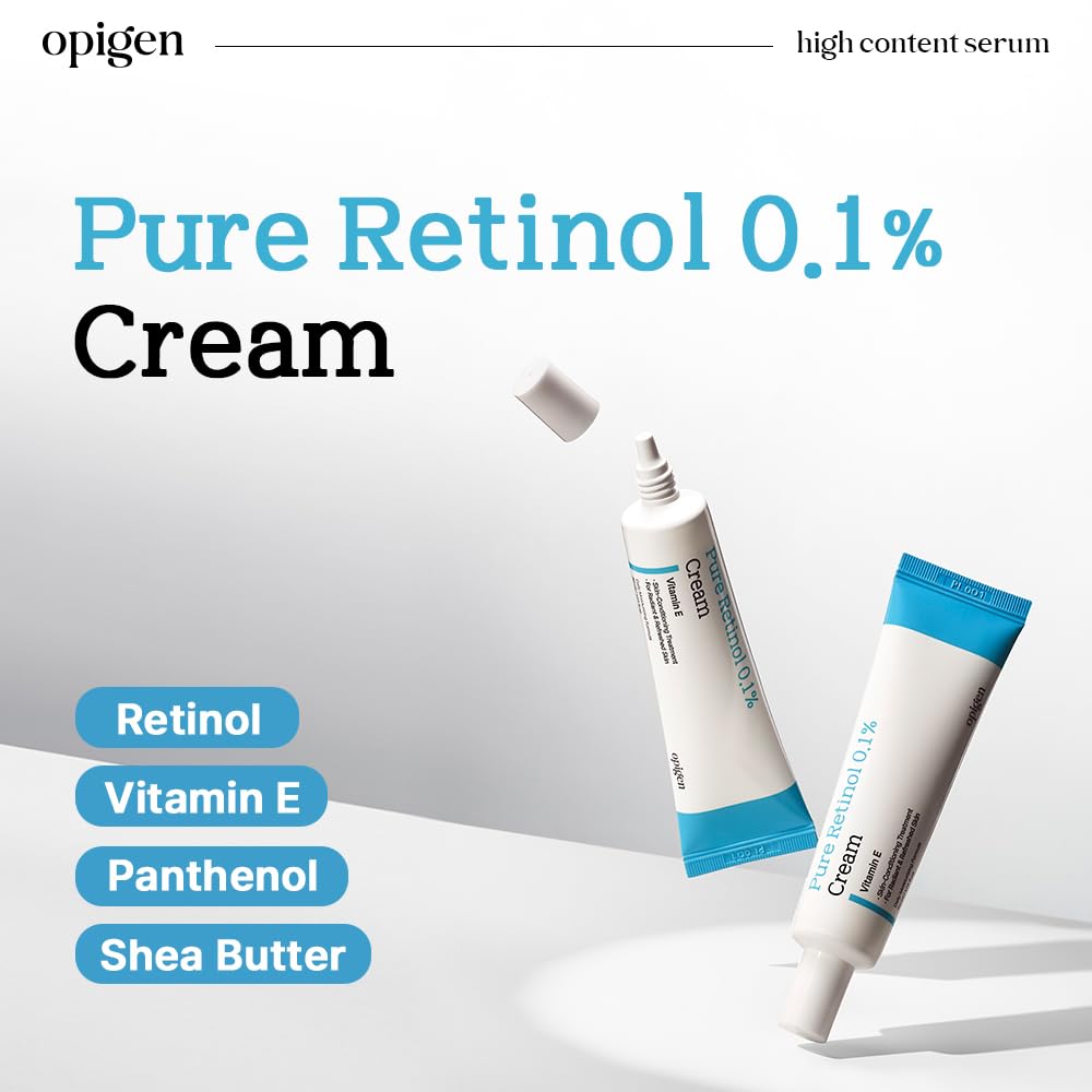 opigen close-up of cream texture demonstrating smooth, non-greasy finish