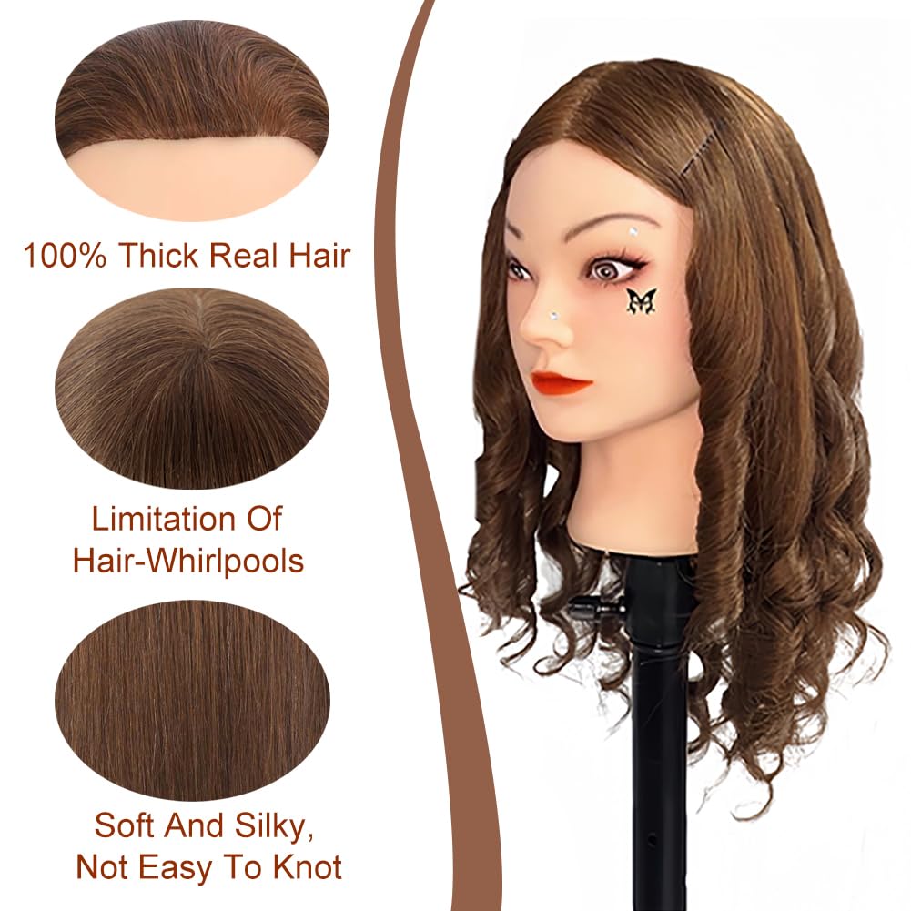 Opini close-up of hair texture showing natural human strands for accurate styling practice