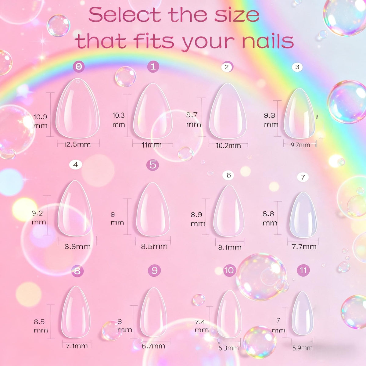 OPkssnails application demo of pressing a tip on with glue showing simple safe use