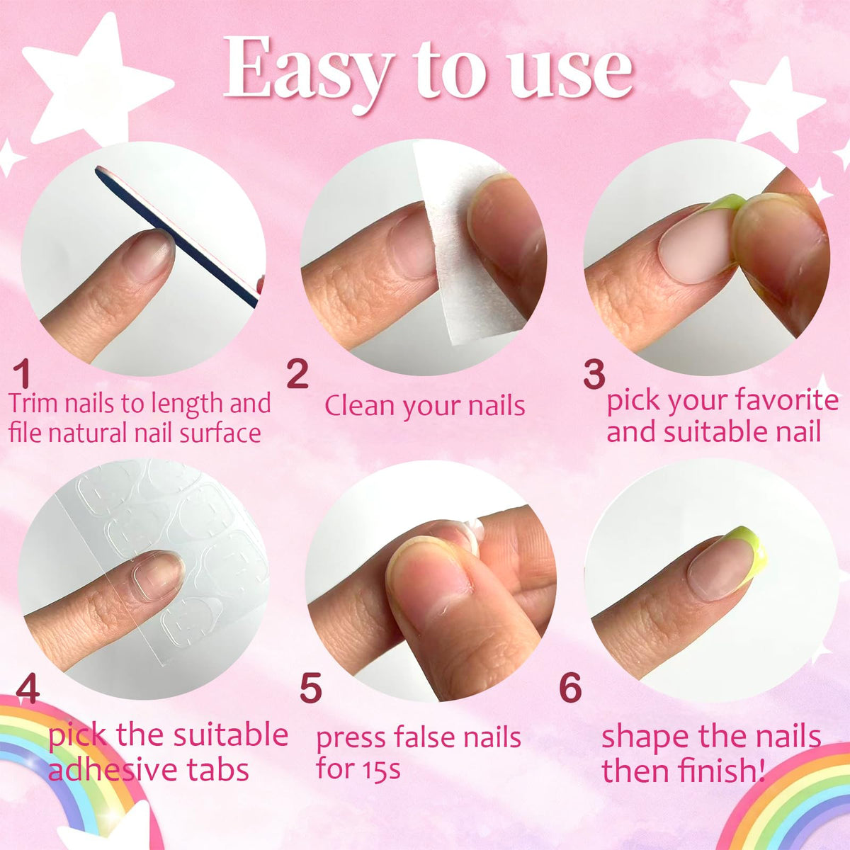 OPkssnails nail file and buffer included, lets parents shape and finish nails