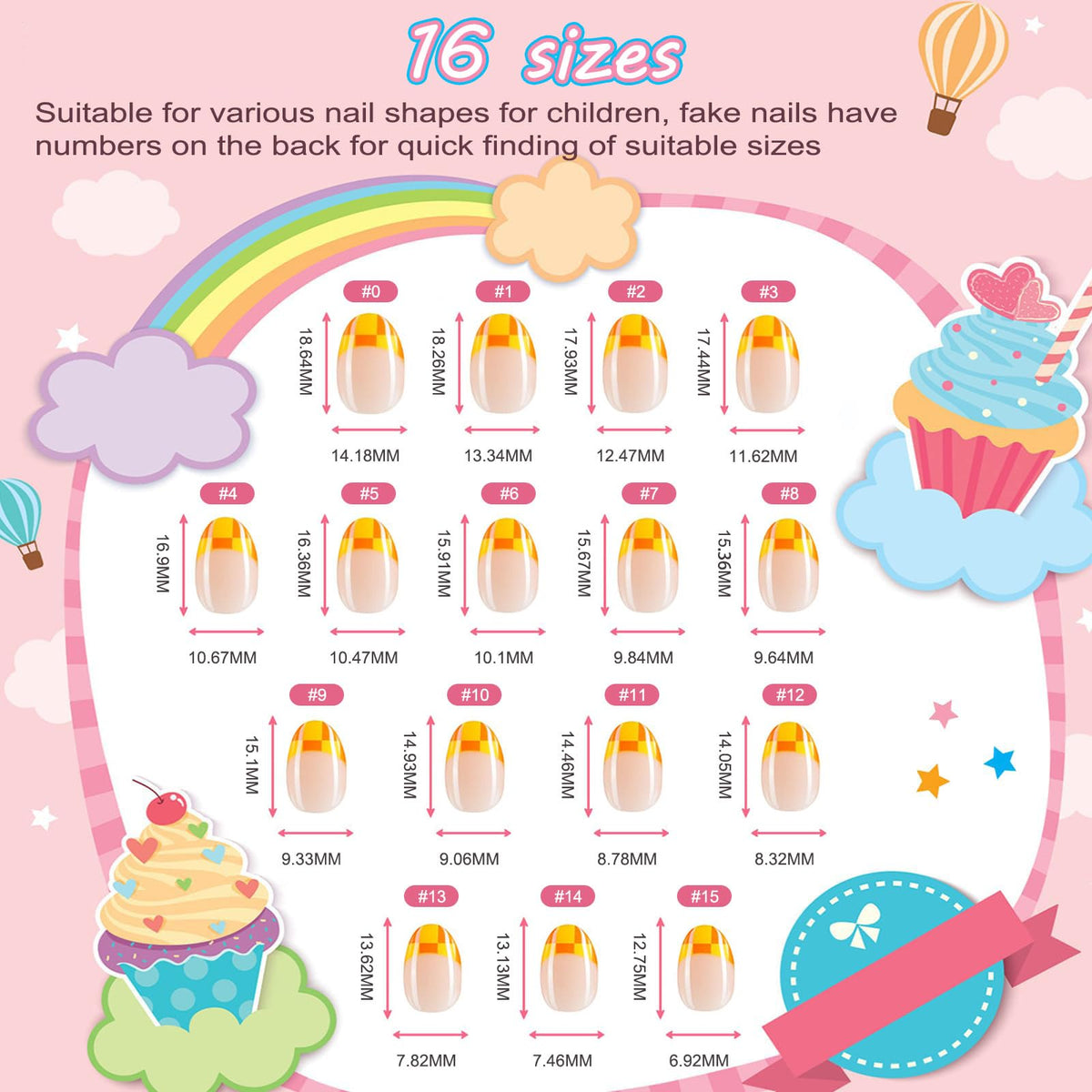 OPkssnails applied on child hands, demonstrates safe, neat quick application