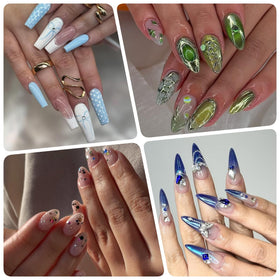 OPMADM nail application in use demonstrating salon-ready 3D manicure benefit