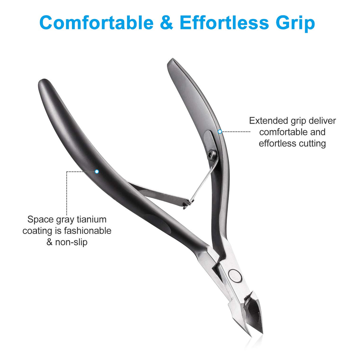 opove X7 in-use during manicure demonstrating clean cut and reduced pulling